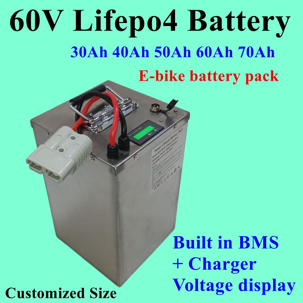 60V 50Ah Electric Scooter Battery - Bateria LiFePO4 60V 50Ah 60AH 70Ah
