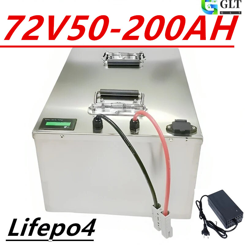 72V 40Ah Lifepo4 Battery Pack - Bateria 72V Lifepo4 50Ah/100Ah/120Ah/150Ah/200Ah com APP