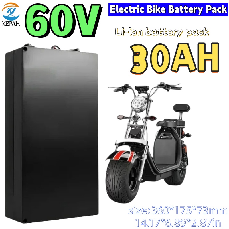 Bateria de Lítio 18650 NOVA pa - 60V 50Ah Electric Scooter Battery avaliação e preço